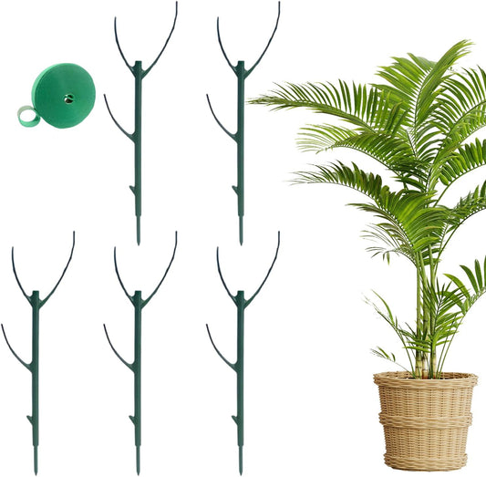 Stackable Monstera Plant Support,Garden Plant Stakes for Indoor Outdoor Plants,Garden Accessories for Climbing Potted Plants,Plant Sticks for Vine Training Stem Stabilization (5pcs)