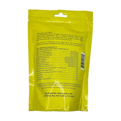 Real Growers Recharge - Mycorrhizae Instant Compost Tea/Soil Microbes for Plant Growth - 16oz