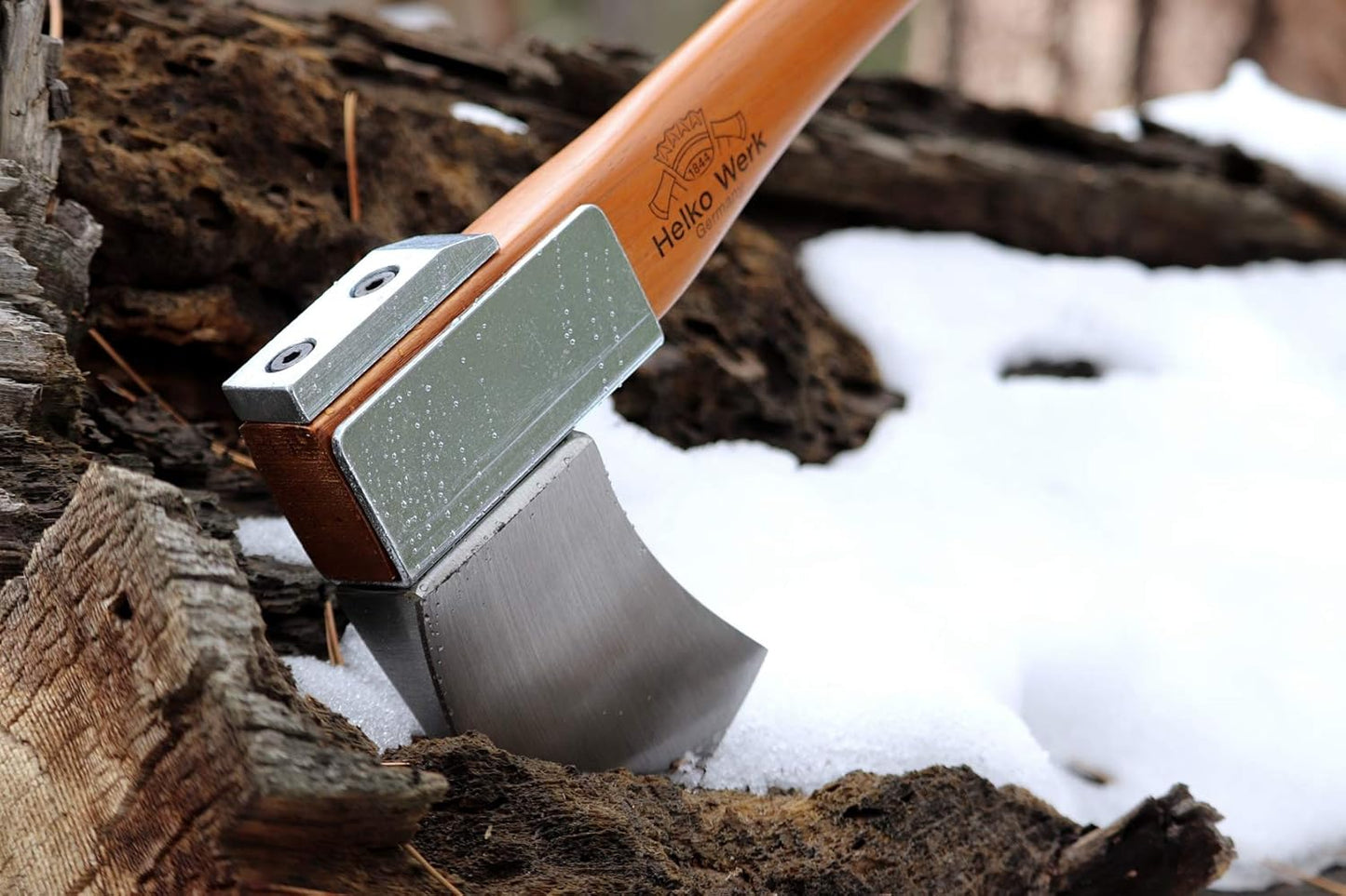 1844 Helko Werk Germany Vario Heavy Universal Axe - German Made Heavy Duty Large Felling Axe and Cutting Axe - Head 5.5 lbs, Handle 36 in. (Heavy Universal) #10055