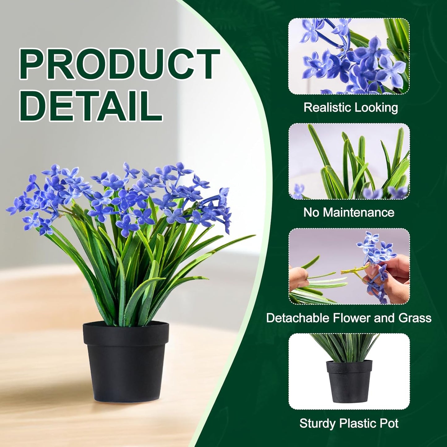 3 Pack Fake Small Plant Artificial Potted Flowers for Home Decor Fake Flower Plant Greenery Mini Faux Plant for Indoor Bedroom Living Room Office Shelf Bathroom Farmhouse Decor (Type 11)