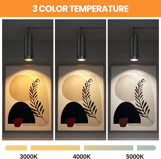 Remote Control Hanging Grow Lights for Indoor Plants, 30W Hanging Plant Light with Auto On/Off Timer, Full Spectrum LED Grow Light 3000K-5000K, Dimmable Plug in Pendant Hanging Lights, Black