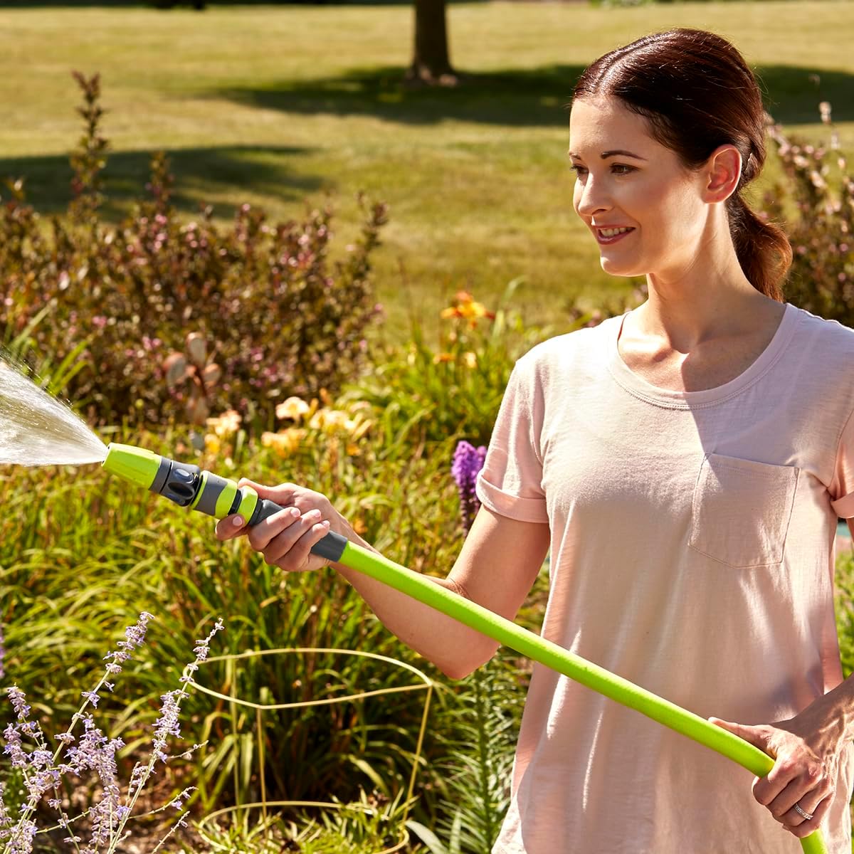 Flexzilla Garden Hose 5/8 in. x 75 ft., Lightweight All-Weather Water Hose, Durable and Flexible, Leak-Free Connections