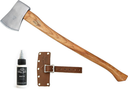 1844 Helko Werk Germany Classic Tasmania Competition Axe - Made in Germany Timber Sporting, Wood Chopping, Racing for Timber Sport - Head 4lbs, Handle 31in (Tasmania) #10498