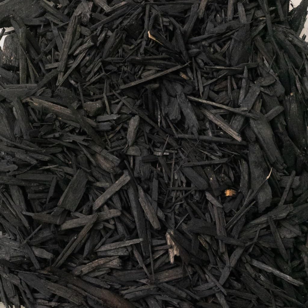 GARDENERA Black Mulch - Create a Striking and Eye-Catching Garden Design - 3 QUARTS