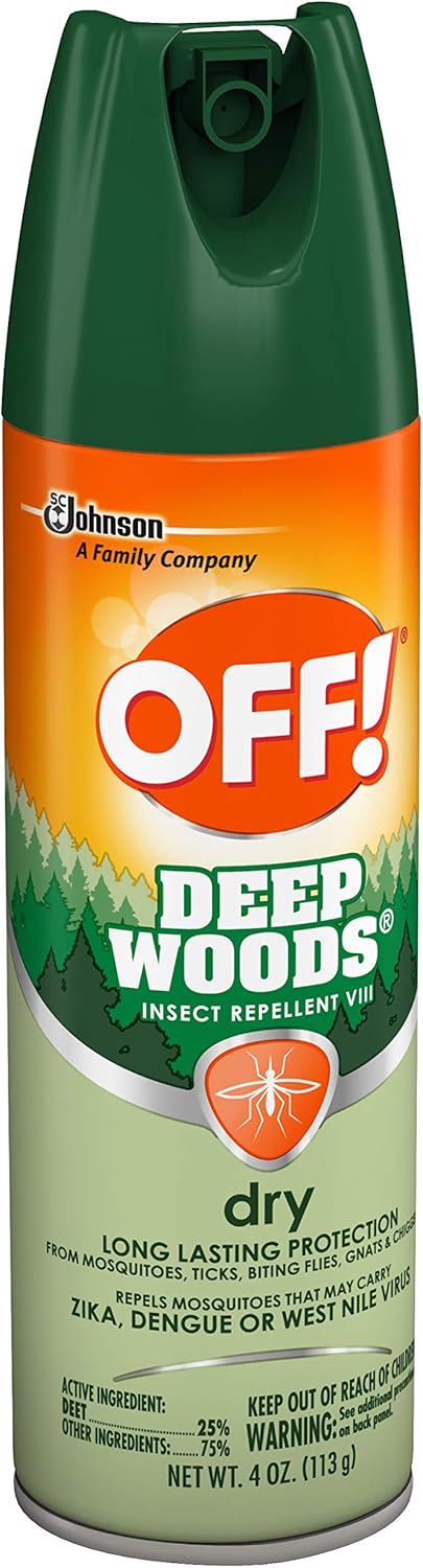 Off! Deep Woods Dry Insect Repellent VIII 4 oz (5 of Pack)