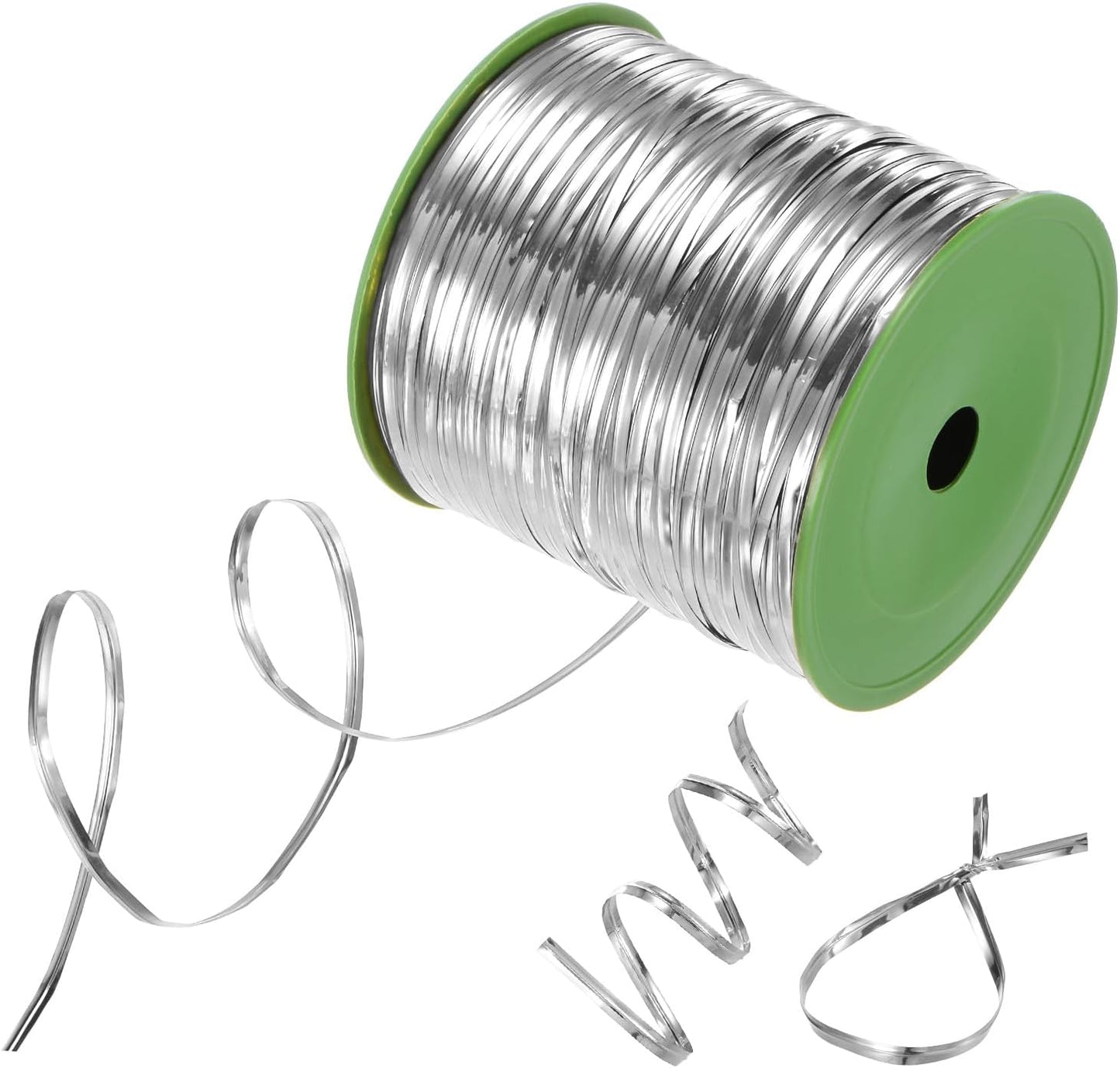 Metal Twist Ties, 350 Yards Metallic Twists Tie Bread Twisty-Ties for Party Decoration/Garden Plant/Gift Wrapping Bag/Cake/Pops Candy/Bakery Bags [Silver]
