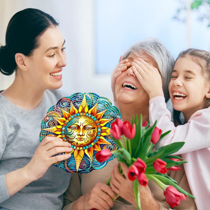 Celestial Sun Wind Spinner - Unique 3D Hanging Wind Spinner for Yard and Garden