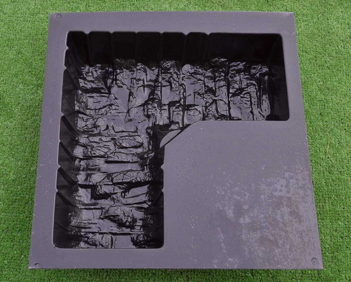 Concrere molds DIY Set 2 pcs Mould Corner Edge Stone Garden Edging Tree Landscape Flower (BR09)