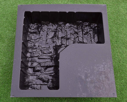 Concrere molds DIY Set 2 pcs Mould Corner Edge Stone Garden Edging Tree Landscape Flower (BR09)