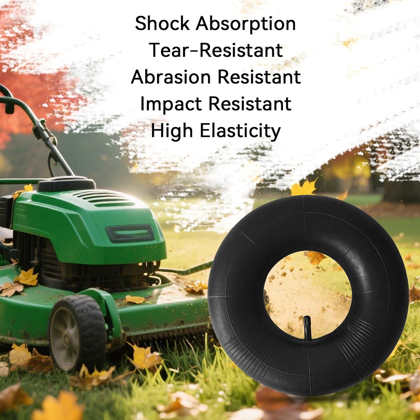 2 Pack 11x4.00-5 Inner Tube with TR-13 Valve Stem 11X4.00/4.50/6.00-5 Replacement Tire Tube for Wheelbarrows, Mowers, Hand Trucks Garden Carts,Golf Cart, and More