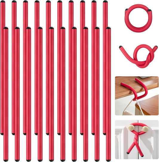 20 Pcs 17 Inch EVA Foam Twist Rubber Ties Reusable Bendable Cable Tie Straps Flexible Heavy Duty