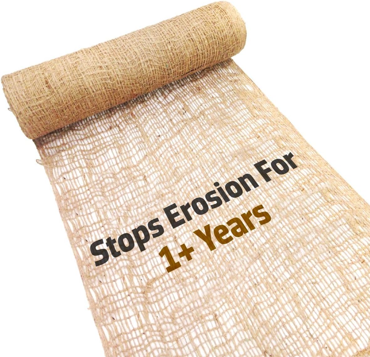 Sandbaggy Jute Netting Roll, 4 ft x 225ft - Biodegradable Erosion Control Blanket for Slopes, Hills & Drainage, Eco-Friendly, Durable Soil Stabilizer, Contractor-Approved for Landscaping (20 Rolls)