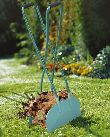 Leaf Grabber Leaf Rake Picker Upper Scoops with Long Handle Garden Rake for Yard Work Yard Tools for Lawn Cleaning