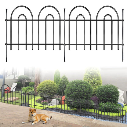 45ft X 13in Animal Barrier Fence, 32 Panels No Dig Fence for Dogs Rabbit, Anti Digging Defense