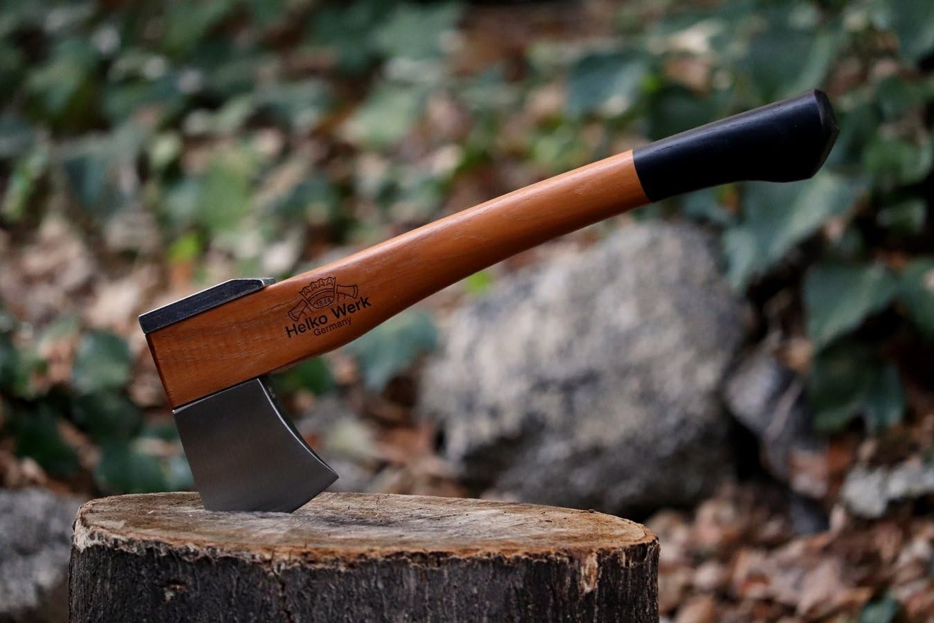 1844 Helko Werk Germany Vario Universal Hatchet - German Made Small Axe Hatchet and Pack Axe for Cutting Wood and Splitting Wood - Head 2 lbs, Handle 18 in. (Universal Hatchet) #10051