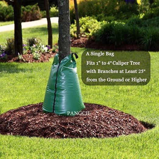 Tree Watering Bag, 20 Gallon Slow Release Tree Watering Bags-Drip Irrigation Bag for Newly Planted or Established Trees (4 Pack)