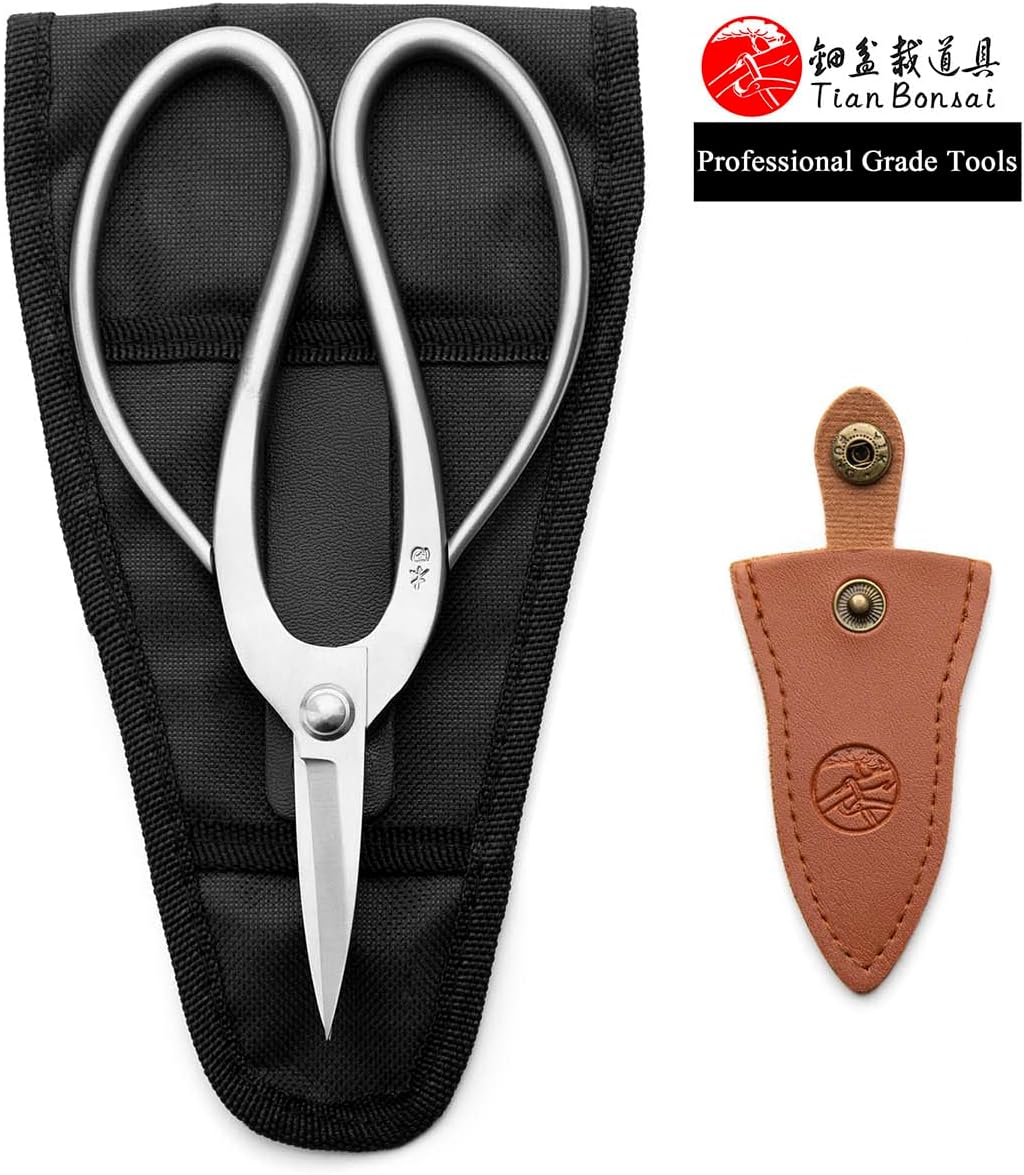 Bonsai Scissors Professional Grade Bonsai Shears Alloy Steel Bonsai Tools Equip With Tool Bag (MT-RBS-190)