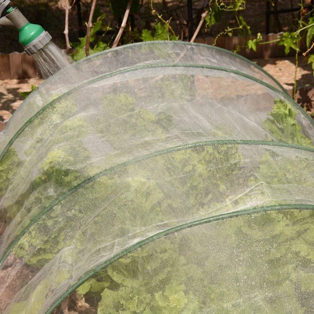 8Ftx 25Ft Mosquito Bug Insect Bird Fine Mesh Net Barrier Hunting Blind Garden Screen Netting for Protect Your Plant Fruits Flower