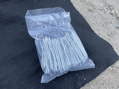 Sandbaggy 4 Inch Landscape Sod Staples | Great for Hard & Rocky Soil | Sharp Like a Knife | Tough 11 Gauge Rust-Resistant | Trusted by Farmers & Contractors Across USA (1200 Staples)