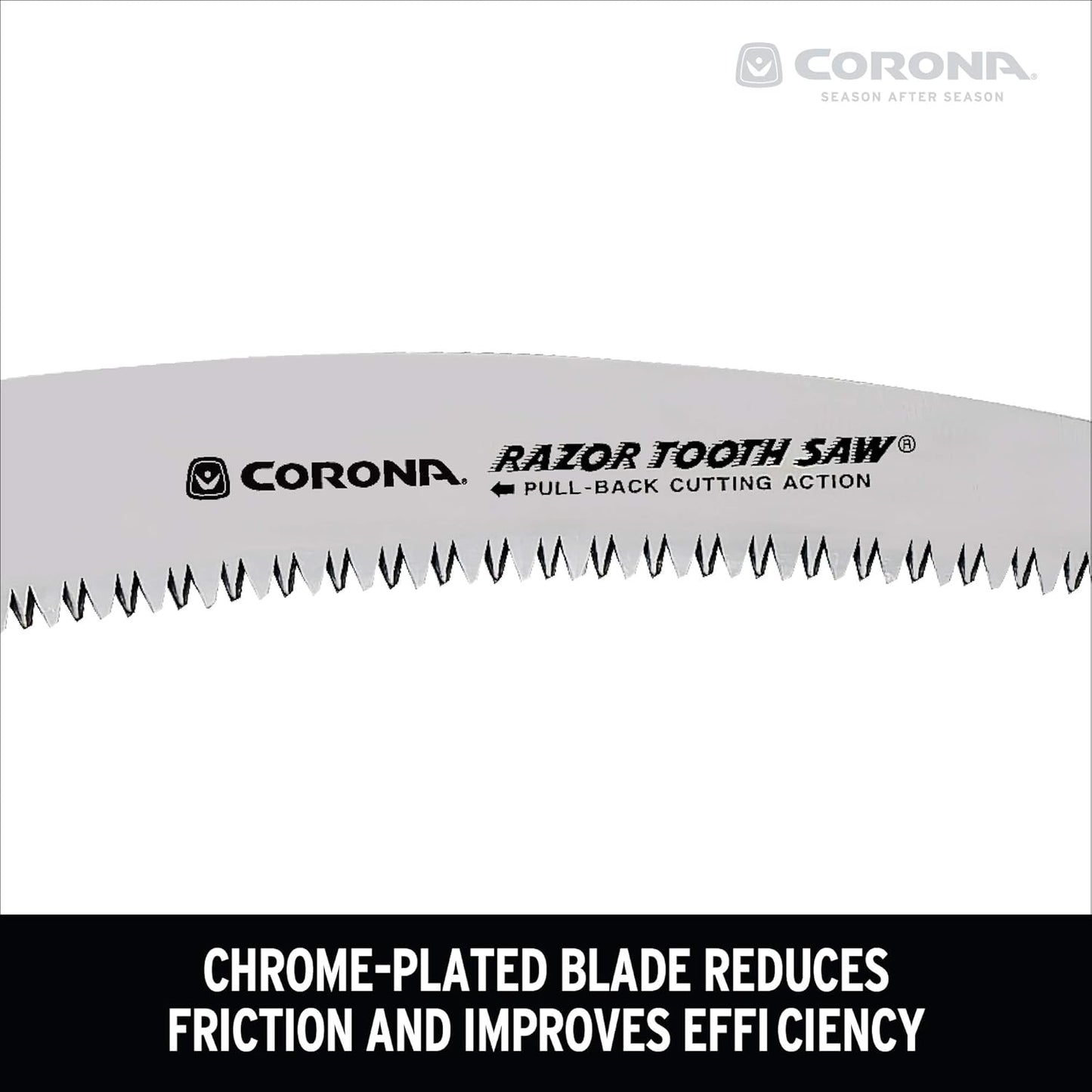 Corona Tools 10-Inch RazorTOOTH Folding Pruning Designed for Single Use | Curved Blade Hand Saw | Cuts Branches Up to 6" in Diameter | RS16150, Red