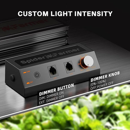 Spider Farmer 5L Smart Humidifier and SF4000 Grow Light