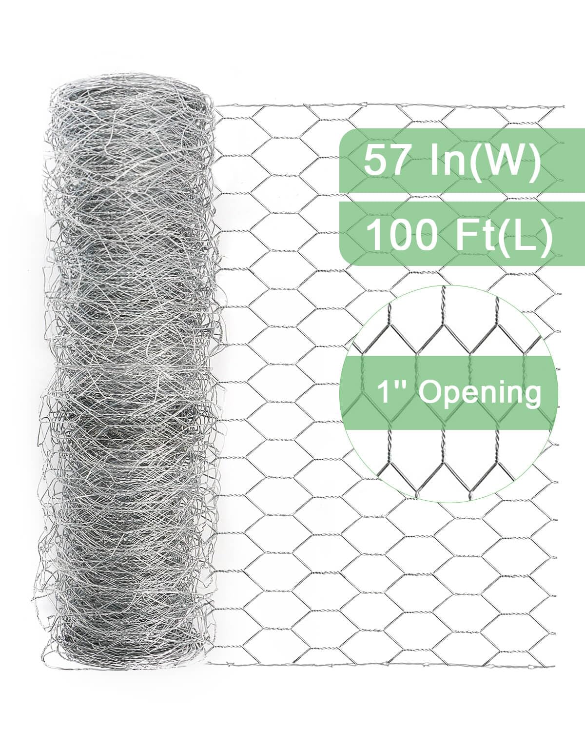 Larger Chicken Wire (57 inchx100 Ft)