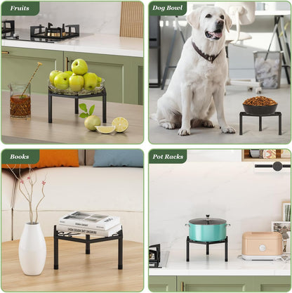 5-Pack Metal Plant Stands, Anti-Rust Iron Flower Pot Stand Heavy Duty Plant Pot Shelf for Multiple Plant Decoration Racks for Home Patio Garden Outdoor Indoor