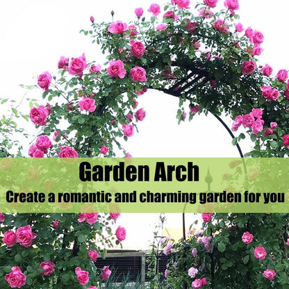 Garden Arbor, Metal Wedding Arch for Ceremony Party, Garden Trellis for Climbing Plants Outdoor, Wide 55" 71" 87" 103" 118" 134" Garden Arch Stand for Garden, Backyard, Lawn(White,103" x 91" x 16")