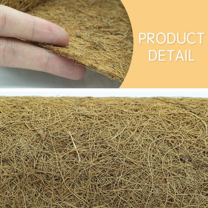 Coco Liner Roll, Yarrdfir 12x120 inch Natural Coconut Liners for Planter Flower Basket, Reptile Carpet, Natural Coconut Fiber mat, Garden Decoration, Animal pet pad