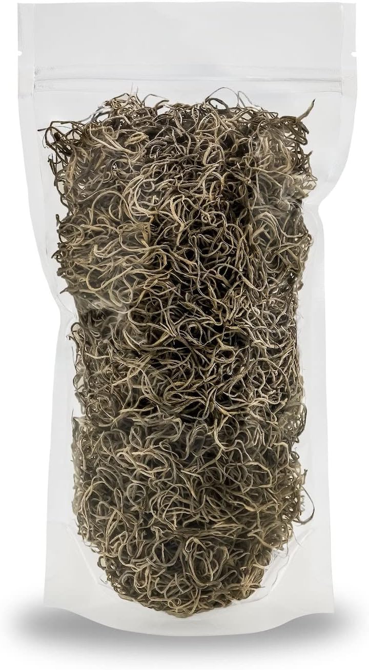 Premium Natural Spanish Moss | Natural Preserved - Great Ground Cover - Filler for Potted Plants - by GARDENERA - 2 Quart Bag