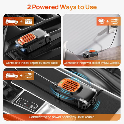 Rodent Repellent for car Engine, Ultrasonic Mouse Repellent Under Hood, Plug-in Powered, 4 Flashing LED Strobe Lights, Keep Rats and Mice Away from Car, Vehicle, RV, Garage 2 Pack (Unscented x2)