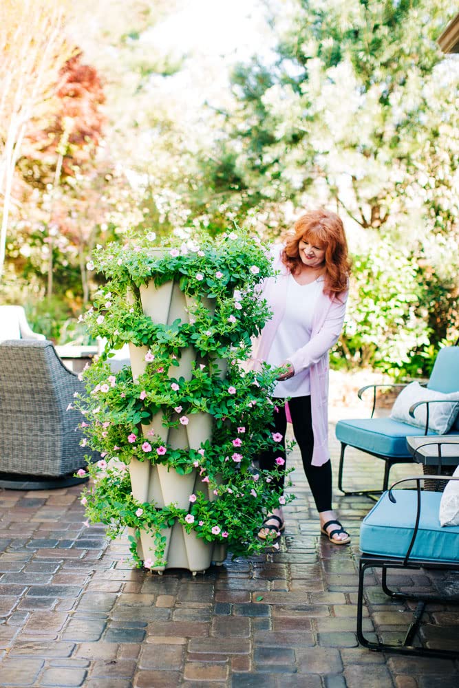 Greenstalk Patented Large 5 Tier Vertical Garden Planter with Patented Internal Watering System