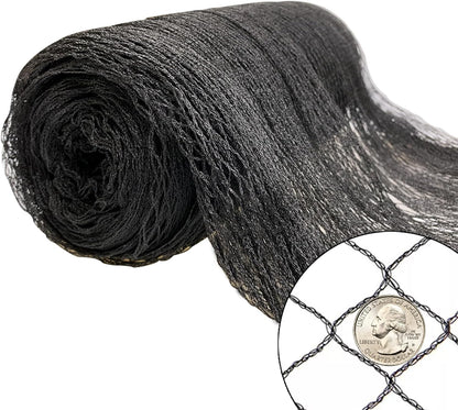POYEE 25x50ft Bird Netting for Chicken Coop, 1 inch Mesh, Heavy Duty, Hawk Proof, Garden Protection, Fruit Tree Netting Against Squirrels Deer