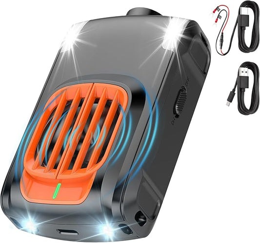 Ultrasonic Mice Repellent Indoor, 1 Pack Rodent Mouse Repellent Plug in, Electronic Rat Pest Bat Deterrent with 4 Strobe Lights, Rodent Repellent for Car Engines, House, Garage, Barn, Kitchen, Attic