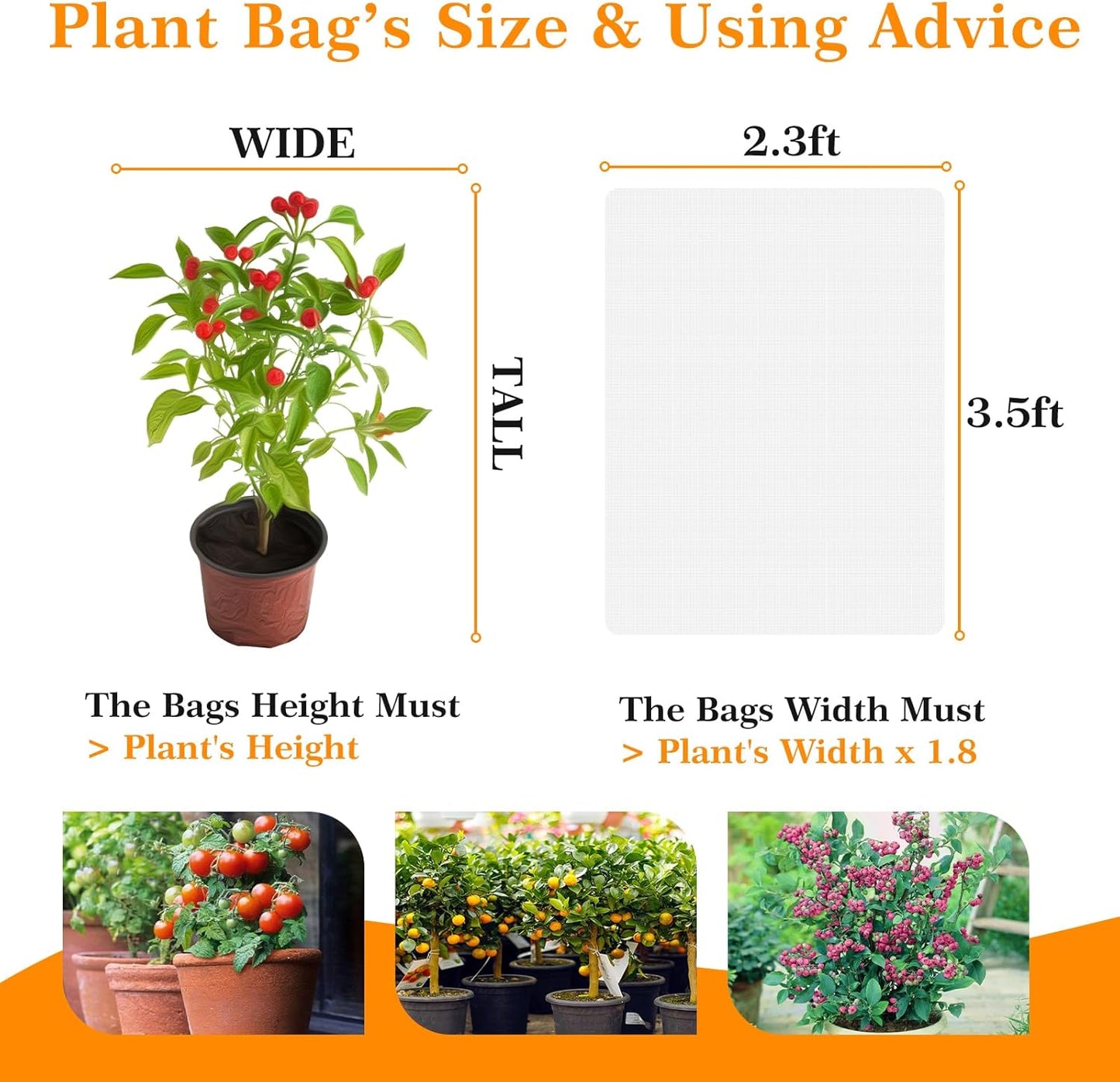 Premium Bird Netting for Garden Protection, 2 Pack Blueberry Bush Garden Netting Cover with Drawstring & Zipper, 3.5 x 2.3 Ft Fruit Tree Netting Protective, Plant Net from Bird & Insect