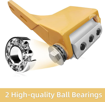 Log Peeler,Log Debarking Tool,Chainsaw Attachment for Wood Debarking,Chainsaw Accessories,Timber Framing Tool,Factory Outlet (Yellow)