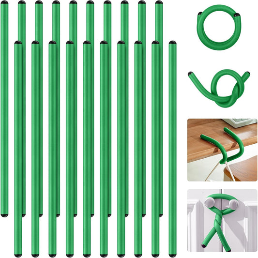 20 Pcs 17 Inch EVA Foam Twist Rubber Ties Reusable Bendable Cable Tie Straps Flexible Heavy Duty