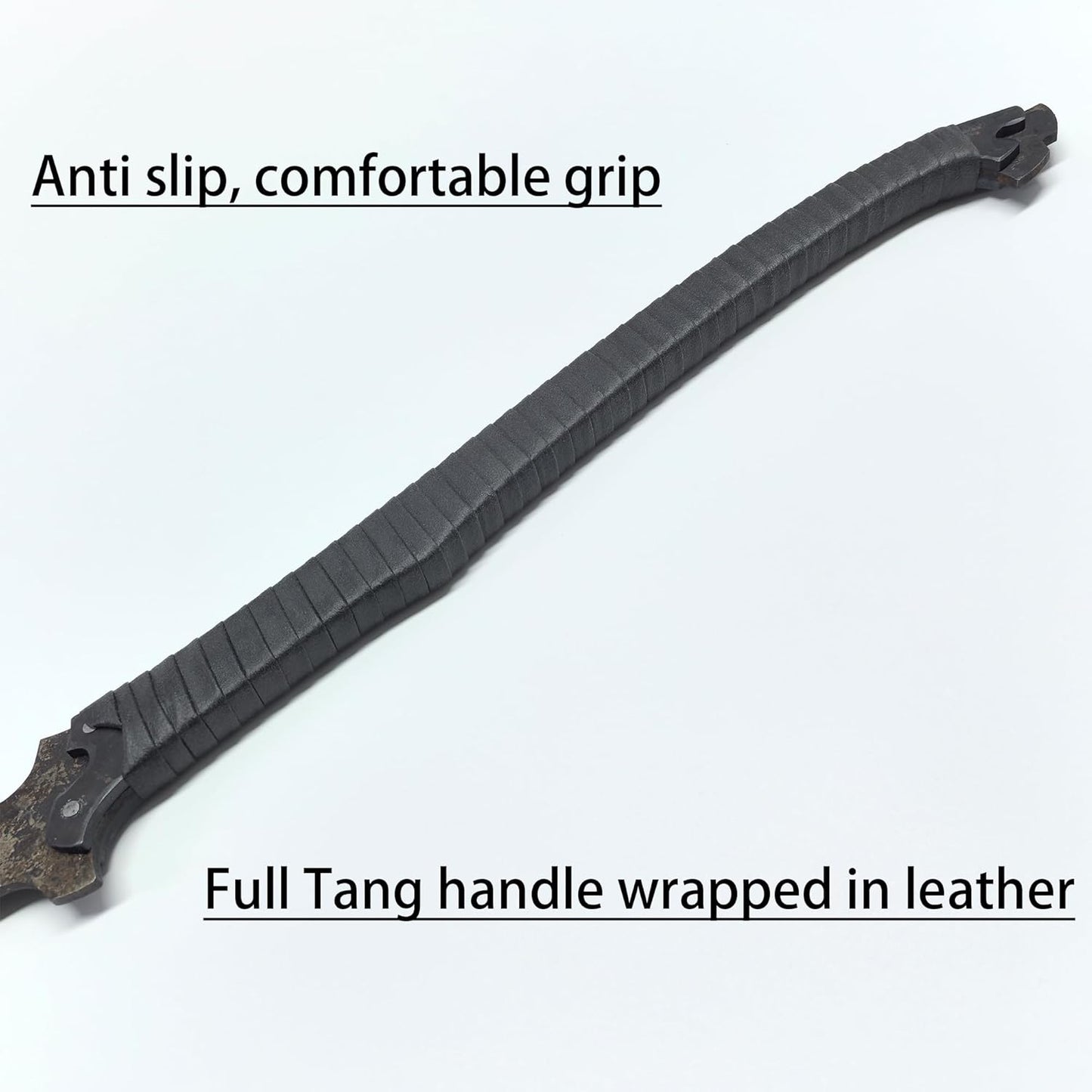 SV Handmade cast Manganese Steel Chopping Blade Sword, Full Tang, Outdoor, Hunting, Camping, Hiking, Survival, with Protective Cover, Multiple Styles to Choose from
