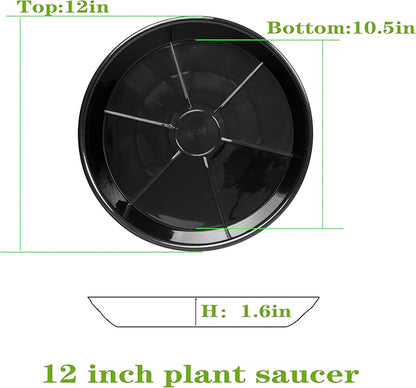Plant Saucer, Plant Saucers 10 inch 2 Pieces, Plant-Saucers