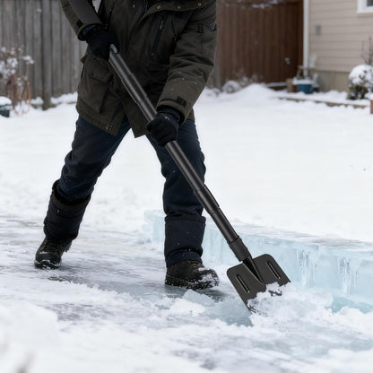 Ice Chopper, 67 Inch Stainless Steel Ice Scraper Heavy Duty Snow Shovel for Driveway Garages Yards Outdoor Stairs