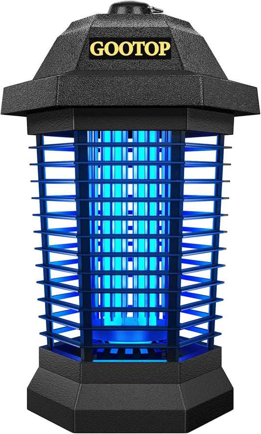 GOOTOP Bug Zapper Outdoor, Mosquito Zapper, 3 Prong Plug in Electric Fly Zapper, Mosquito Killer
