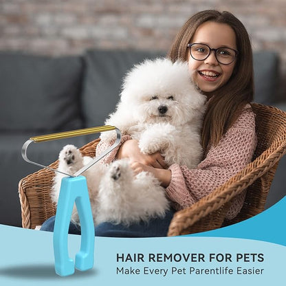 Pet Hair Remover, Dog and Cat Hair Remover, Wool Hair Remover, Carpet Rake for Pet Hair Removal