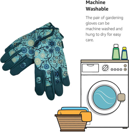 Thorn Proof&Puncture Resistant Gardening Gloves with Grip,Garden Gloves for Women, Leather Work Gloves,Gifts