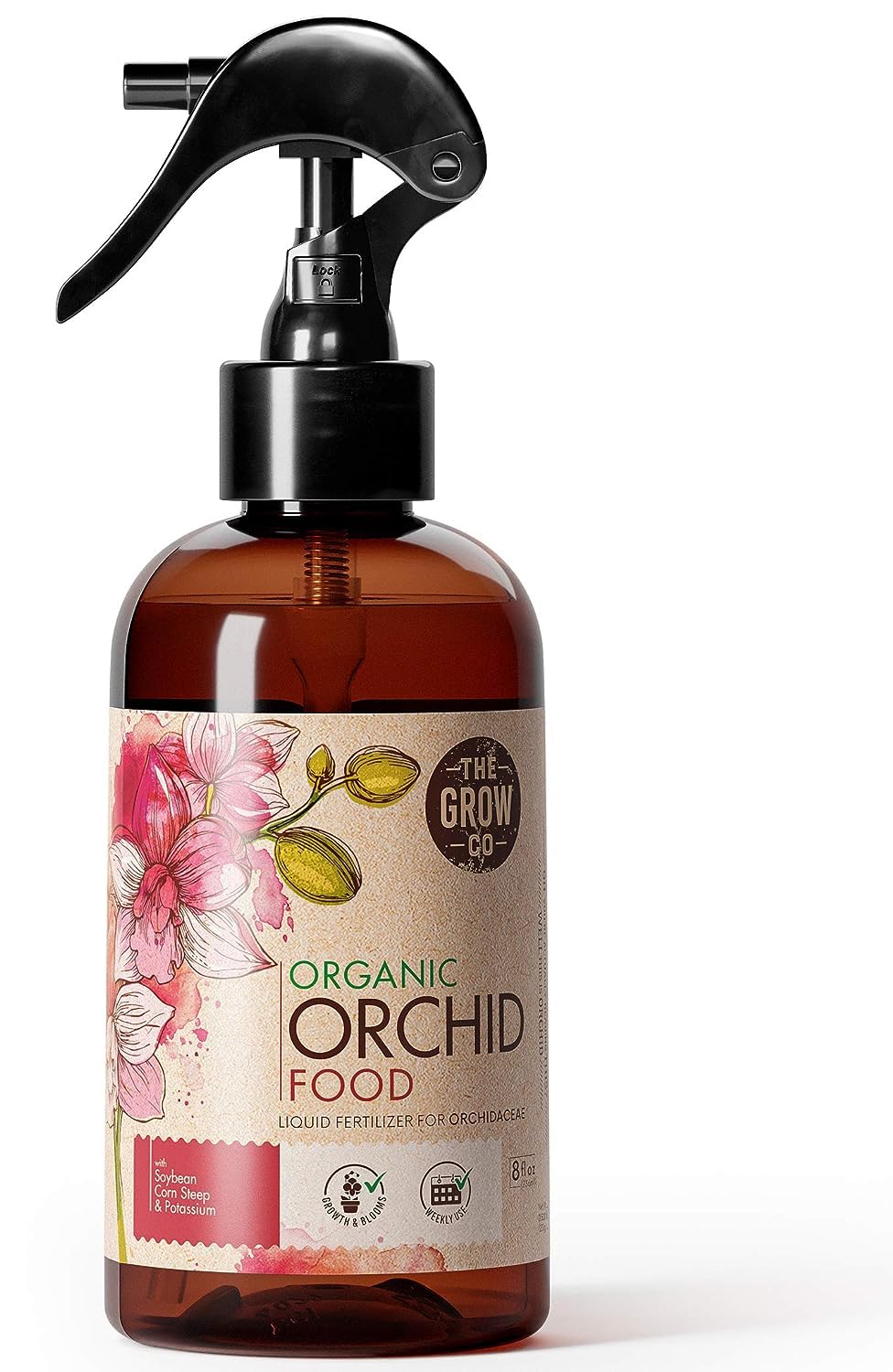 Organic Ready to Spray Orchid Food Mist - Bloom Booster Fertilizer for Orchids in Pots - Plant