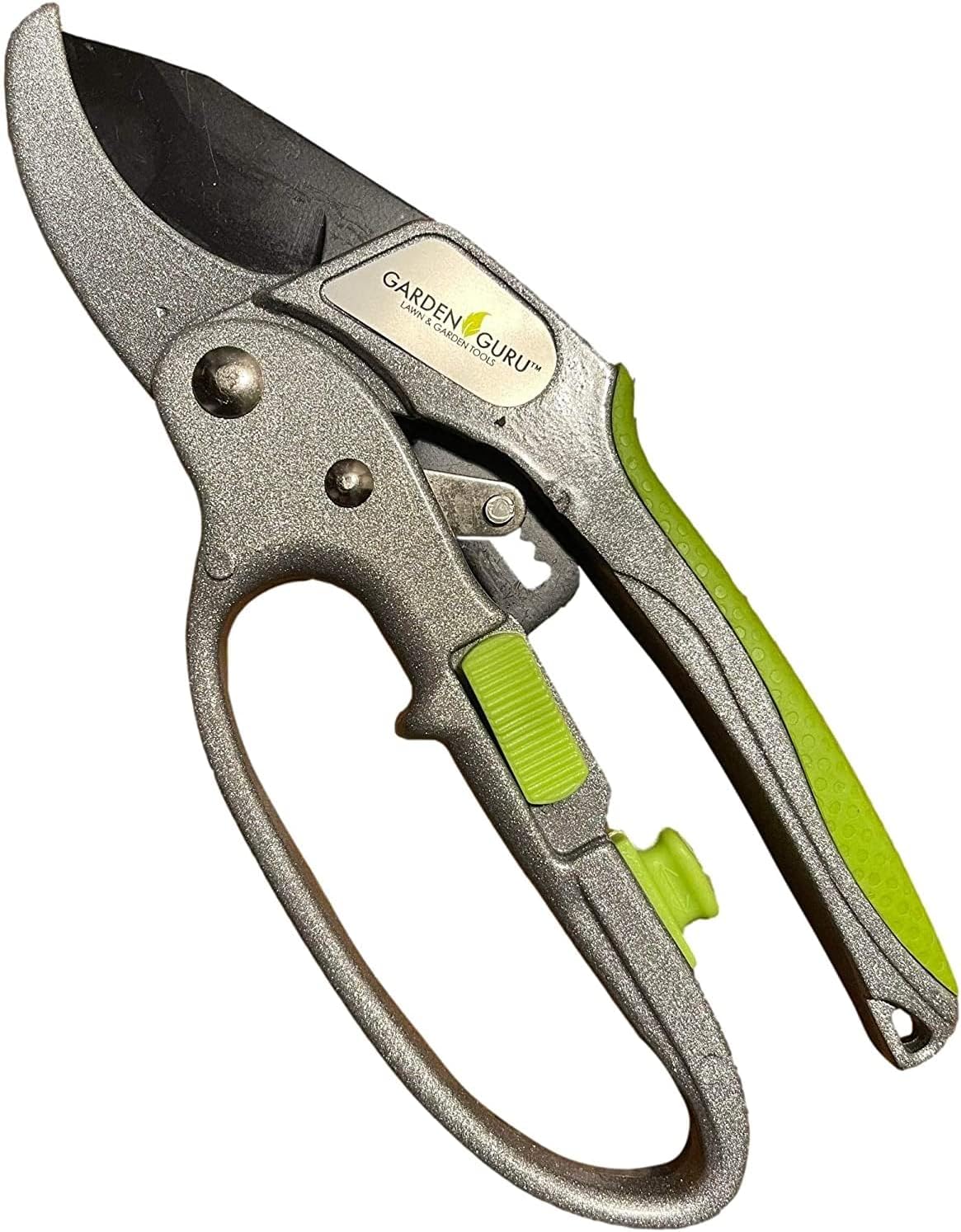GARDEN GURU Professional Ratchet Pruning Shears Clippers – 4X Cutting Power – Ratcheting Garden Anvil Pruners Scissors - Makes Tough Cuts Easy - Great for Seniors & Arthritic Hands - 1 Case (50 Pcs)