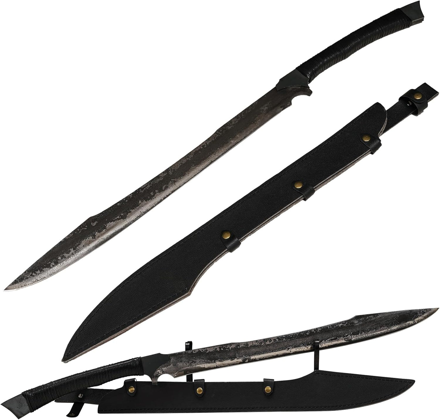 High Manganese Steel Blade Machete for Cutting Trees Heavy Duty Full Tang Outdoor Survival Hunting Tactical Sword