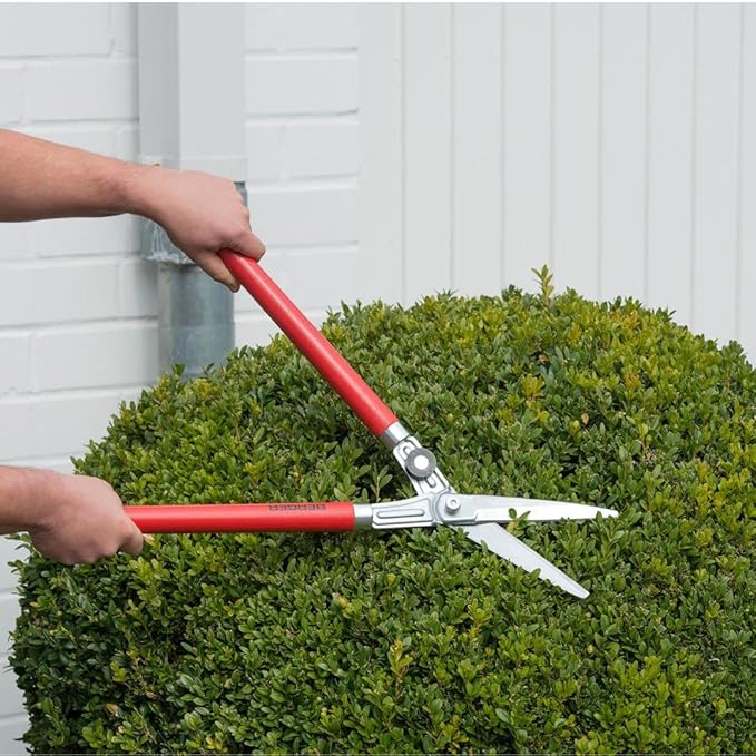 BERGER Boxwood Shears, Self-Sharpening Blade and Beech Wood Handles