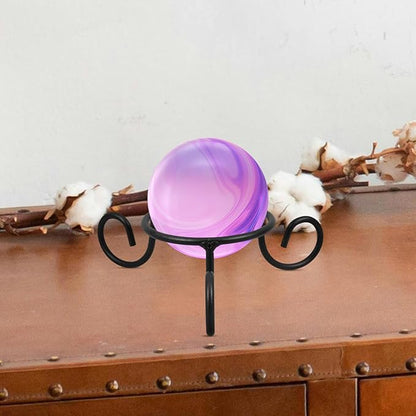 Kichvoe Metal Gazing Ball Stand Garden Crystal Ball Stand Outdoor Gazing Ball Holder Small Vase Stand Pendulum Sphere Display Stand Globe Gem Base Iron Stand Decorations Home Decor