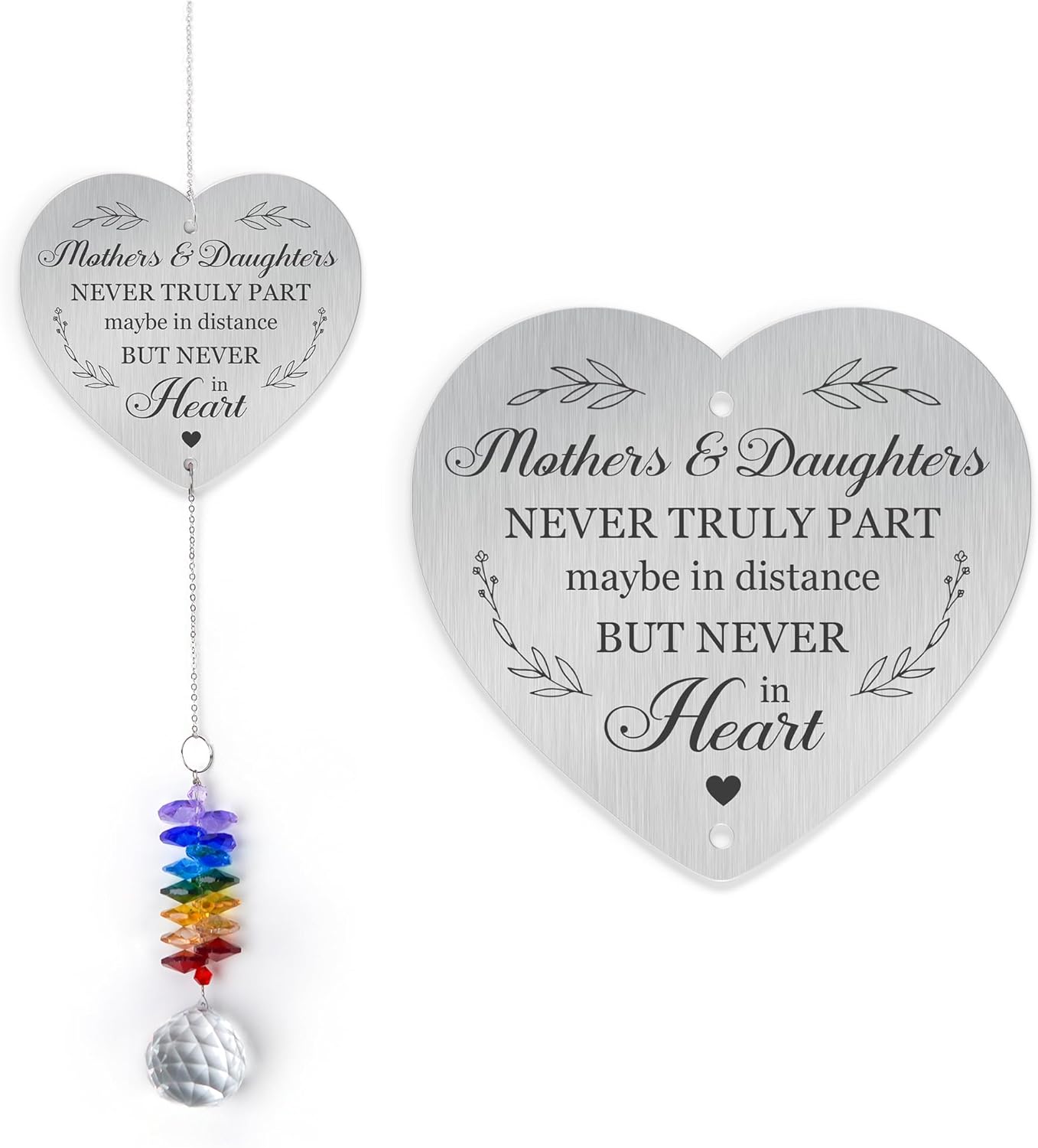 Gifts for Mom - Mom Sun Catcher Crystal Suncatcher Rainbow Maker - Hanging Window Decor - Sentimental Keepsake - Gift for Mother from Daughter