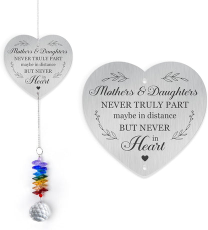 Gifts for Mom - Mom Sun Catcher Crystal Suncatcher Rainbow Maker - Hanging Window Decor - Sentimental Keepsake - Gift for Mother from Daughter